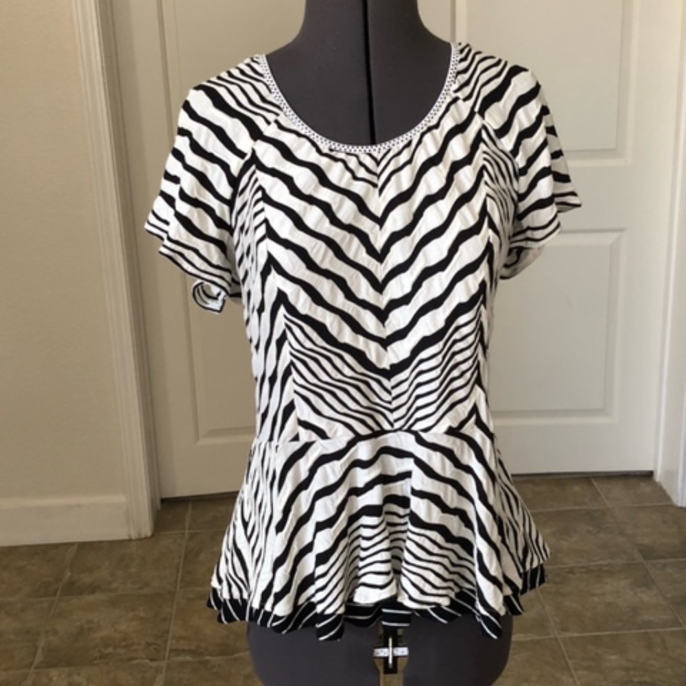 NEW Handmade Stripe Knit Top